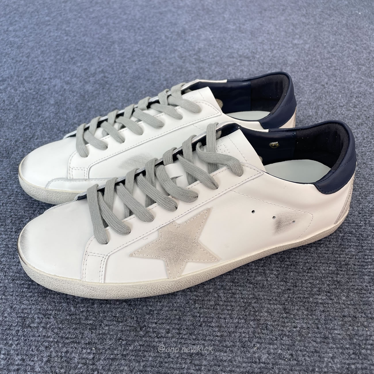 Golden Goose Super Star Gold Star White Blue Black G21d120 G304 (10) - www.newkick.vip