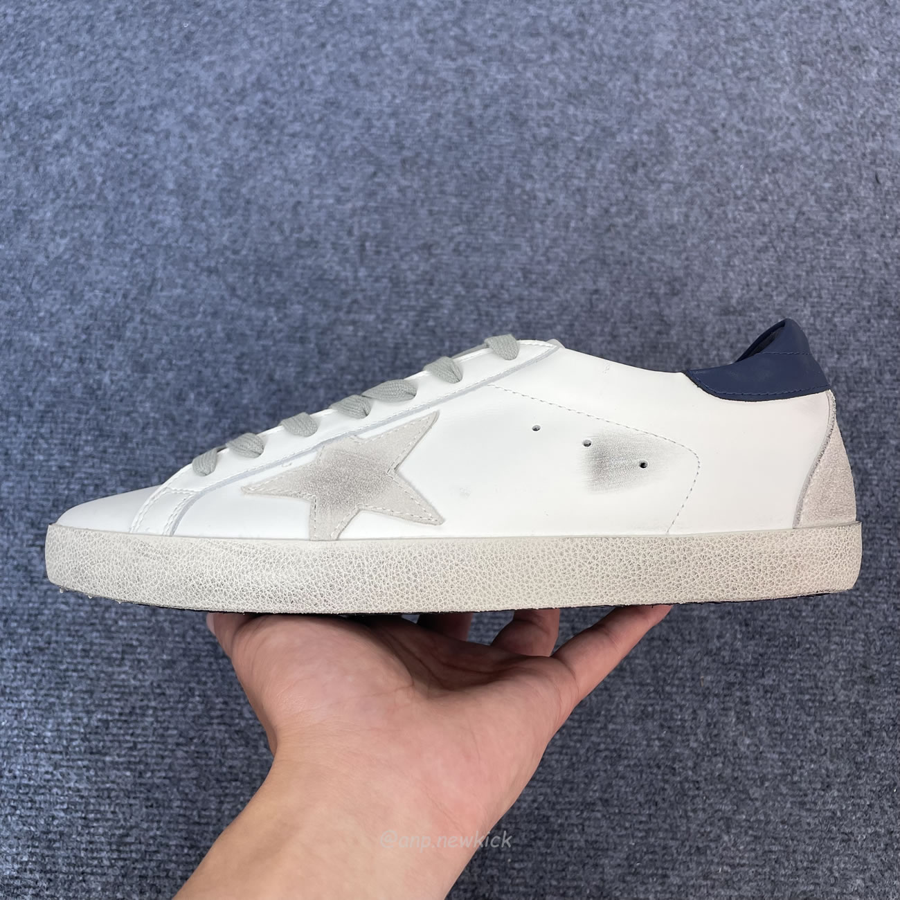 Golden Goose Super Star Gold Star White Blue Black G21d120 G304 (2) - www.newkick.vip