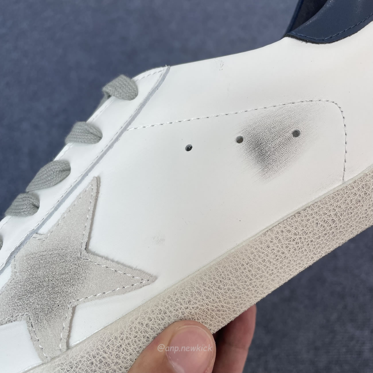 Golden Goose Super Star Gold Star White Blue Black G21d120 G304 (8) - www.newkick.vip