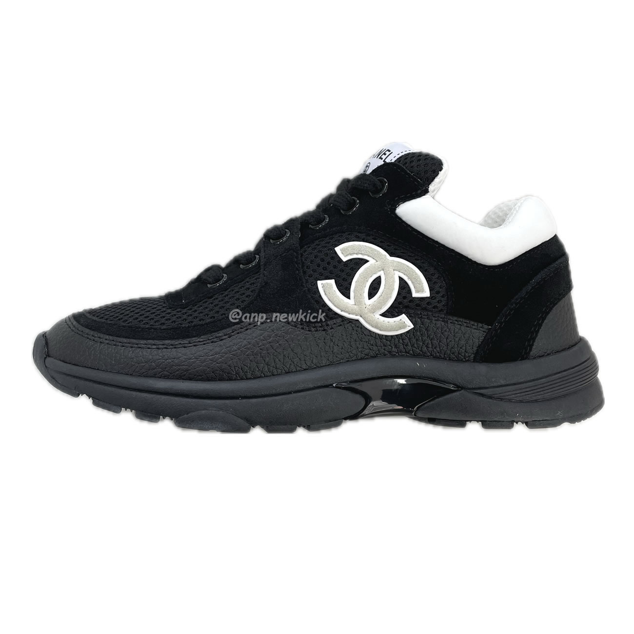 Chanel Low Top Trainer Black White G38299 Y55720 K3845 (1) - www.newkick.vip Chanel Low Top Trainer Black White G38299 Y55720 K3845 (1) - www.newkick.vip