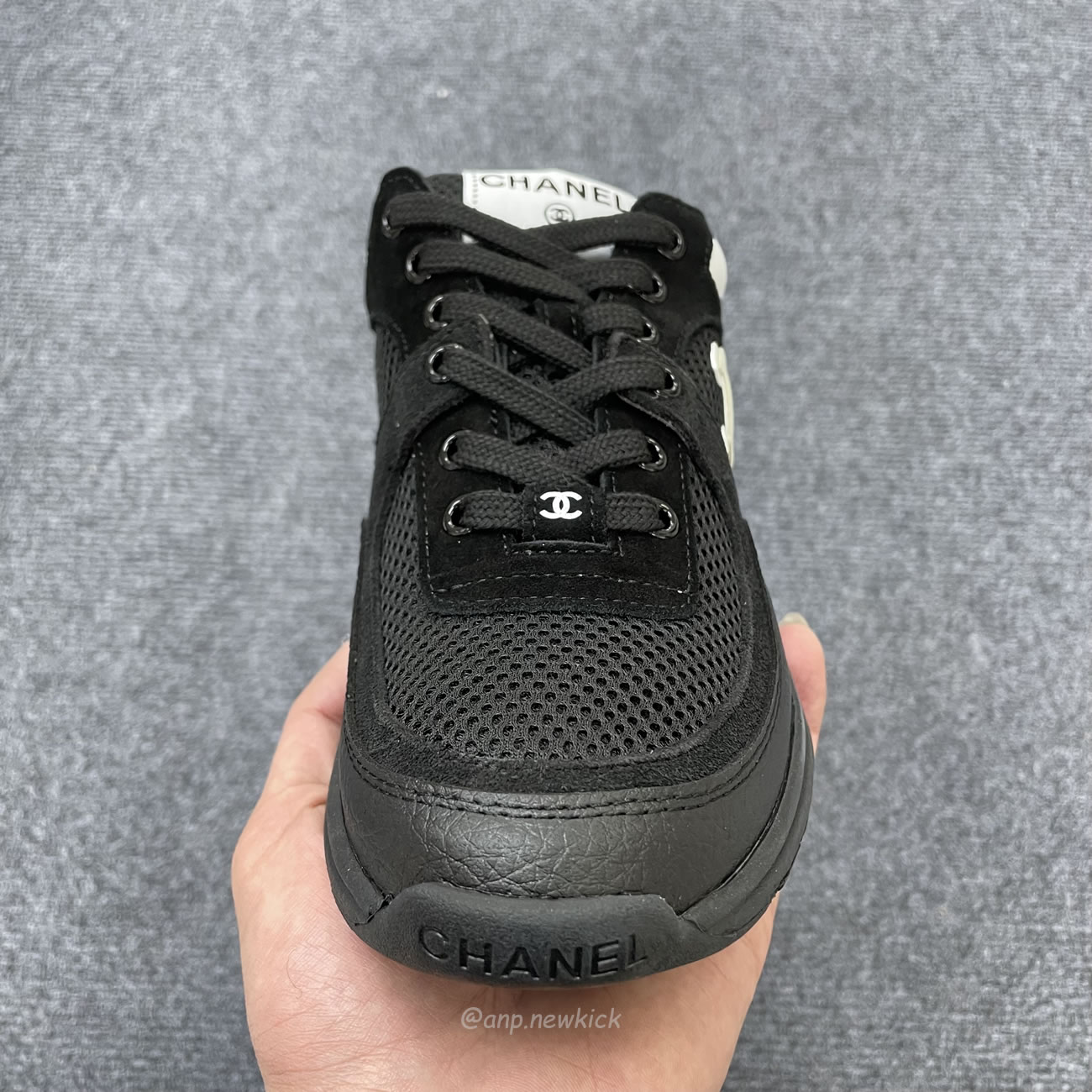 Chanel Low Top Trainer Black White G38299 Y55720 K3845 (13) - www.newkick.vip Chanel Low Top Trainer Black White G38299 Y55720 K3845 (13) - www.newkick.vip