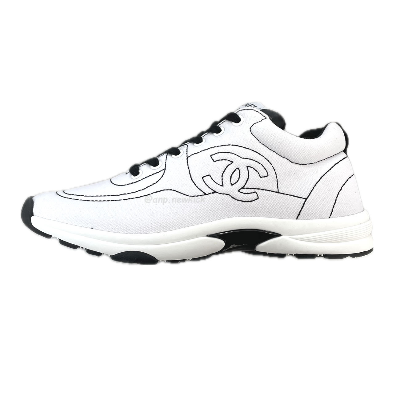 Chanel Low Top Trainer Black White G38299 Y55720 K3845 (2) - www.newkick.vip Chanel Low Top Trainer Black White G38299 Y55720 K3845 (2) - www.newkick.vip