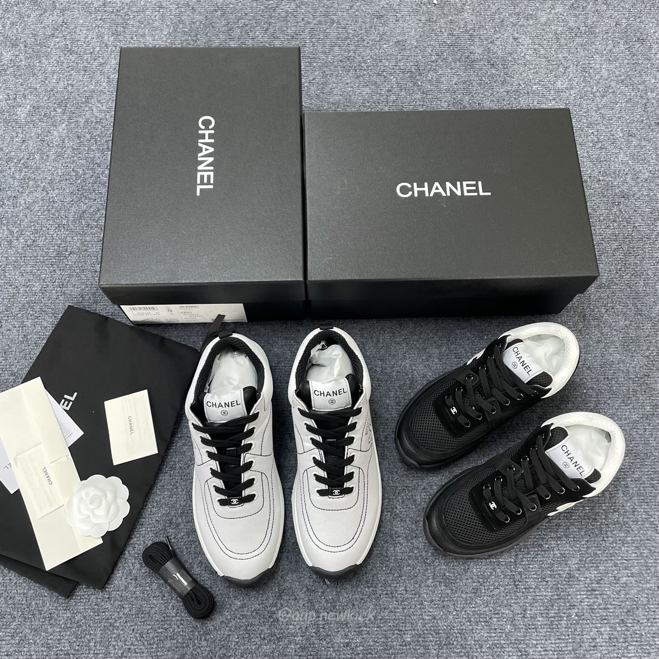 Chanel Low Top Trainer Black White G38299 Y55720 K3845 (4) - www.newkick.vip Chanel Low Top Trainer Black White G38299 Y55720 K3845 (4) - www.newkick.vip