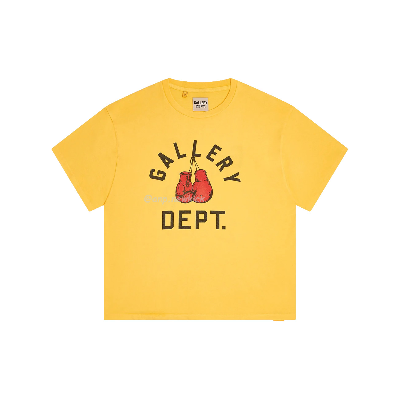 Gallery Dept. Boxing Merch Yellow Black Beige T Shirt (3) - www.newkick.org Gallery Dept. Boxing Merch Yellow Black Beige T Shirt (3) - www.newkick.org