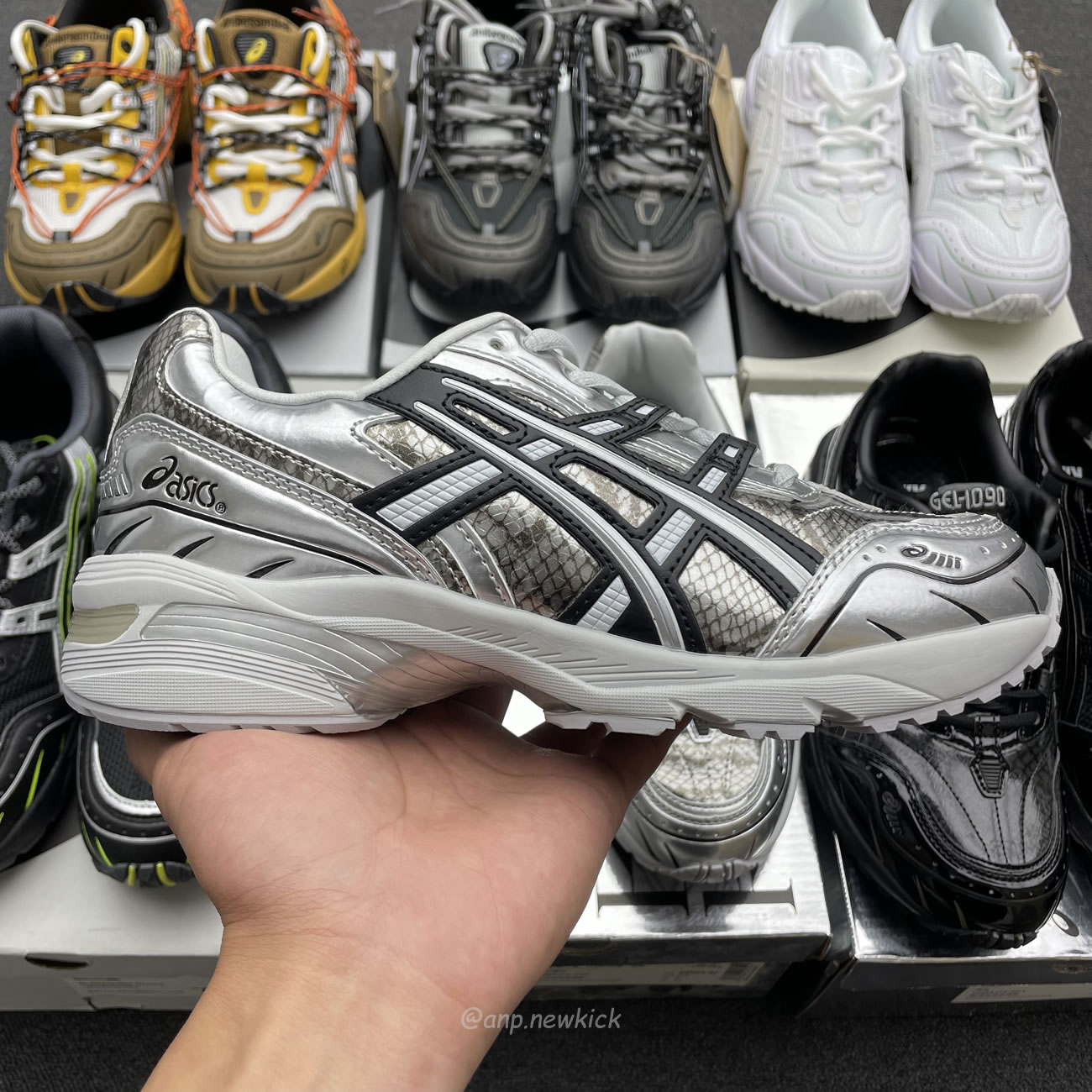 Asics Gel 1090 Black Pure Silver Andersson Bell White Orange (6) - www.newkick.org Asics Gel 1090 Black Pure Silver Andersson Bell White Orange (6) - www.newkick.org