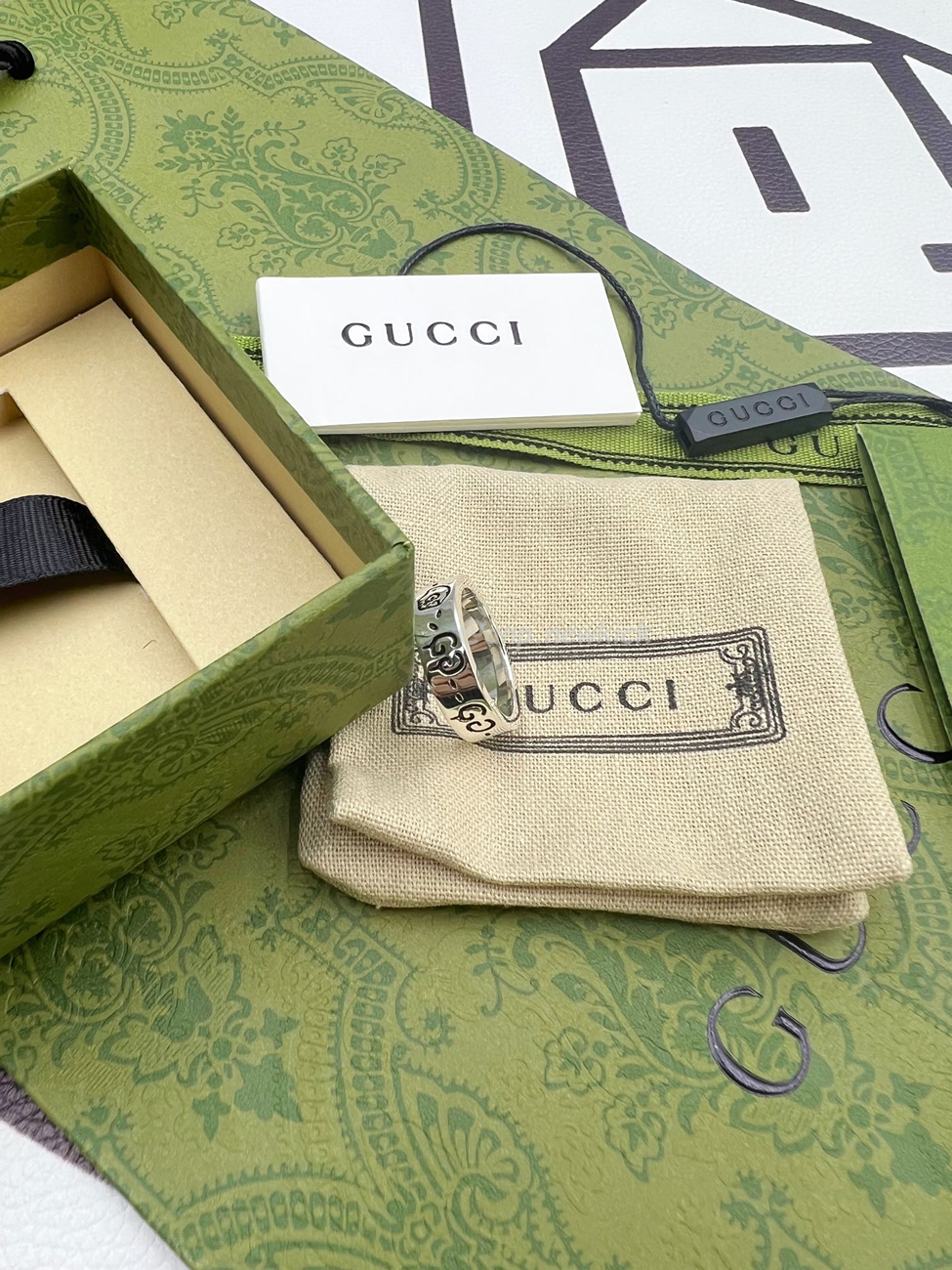 Gucci Ghost Ring In Silver (6) - www.newkick.org