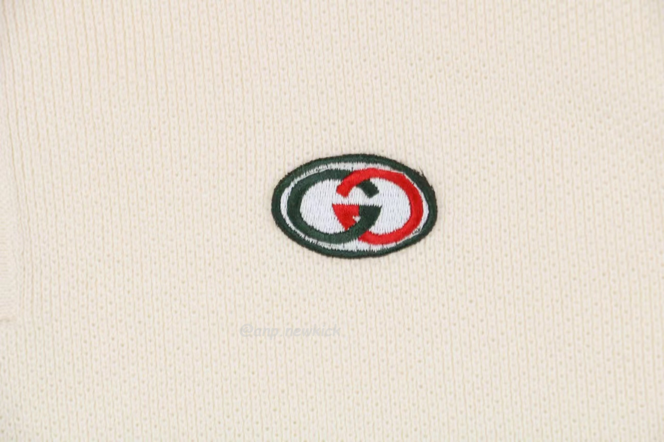 Gucci Logo Appliqued Striped Cotton Polo Shirt (4) - www.newkick.org Gucci Logo Appliqued Striped Cotton Polo Shirt (4) - www.newkick.org