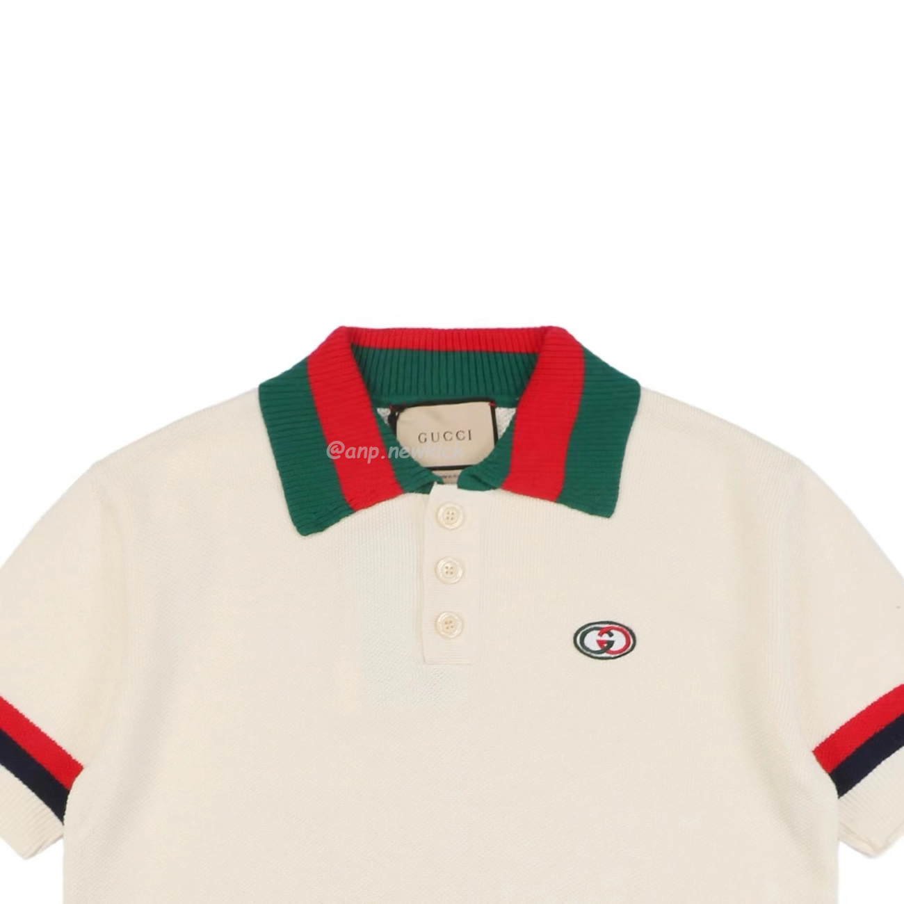 Gucci Logo Appliqued Striped Cotton Polo Shirt (6) - www.newkick.org Gucci Logo Appliqued Striped Cotton Polo Shirt (6) - www.newkick.org