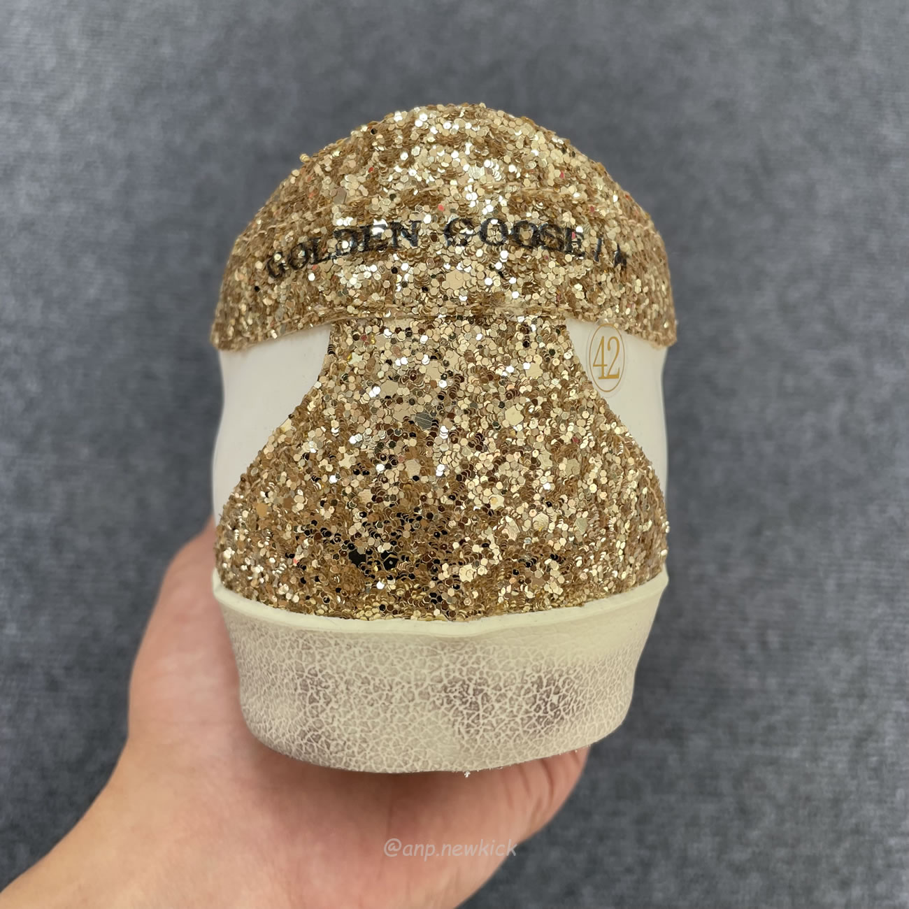 Golden Goose Super Star White Silver Gold Glitter Womens Gwf00102 (6) - www.newkick.vip Golden Goose Super Star White Silver Gold Glitter Womens Gwf00102 (6) - www.newkick.vip