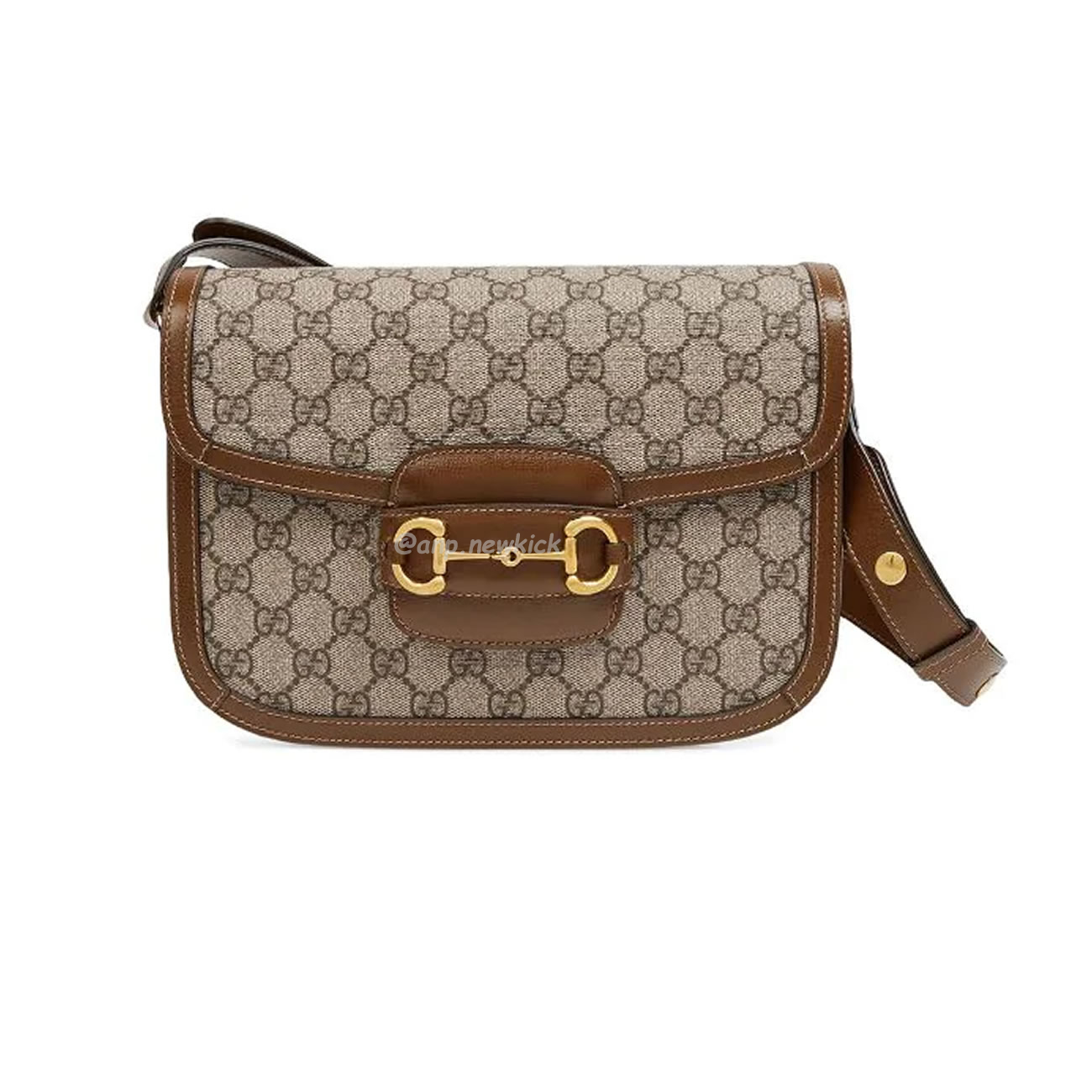 Gucci 1955 Horsebit Shoulder Bag Small Beigebrown (1) - www.newkick.vip Gucci 1955 Horsebit Shoulder Bag Small Beigebrown (1) - www.newkick.vip