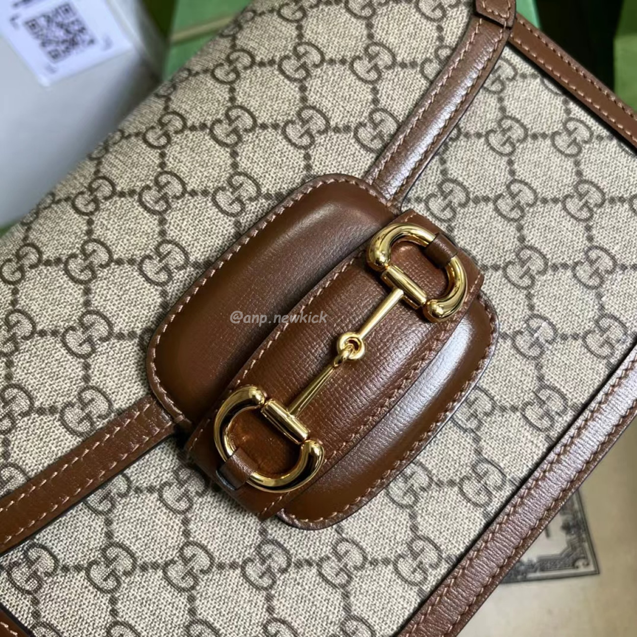 Gucci 1955 Horsebit Shoulder Bag Small Beigebrown (4) - www.newkick.vip Gucci 1955 Horsebit Shoulder Bag Small Beigebrown (4) - www.newkick.vip