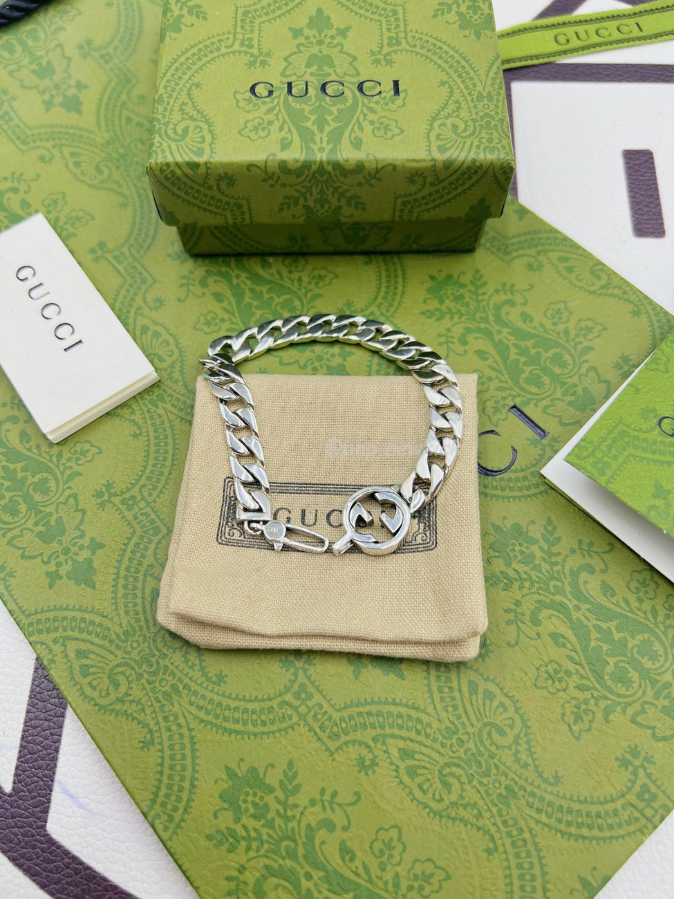 Gucci Interlocking Bracelet In Palladium Metal (3) - www.newkick.org Gucci Interlocking Bracelet In Palladium Metal (3) - www.newkick.org