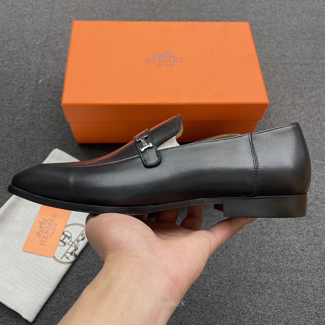 Hermes Goatskin Mens Giovanni Loafer Black (2) - www.newkick.org Hermes Goatskin Mens Giovanni Loafer Black (2) - www.newkick.org