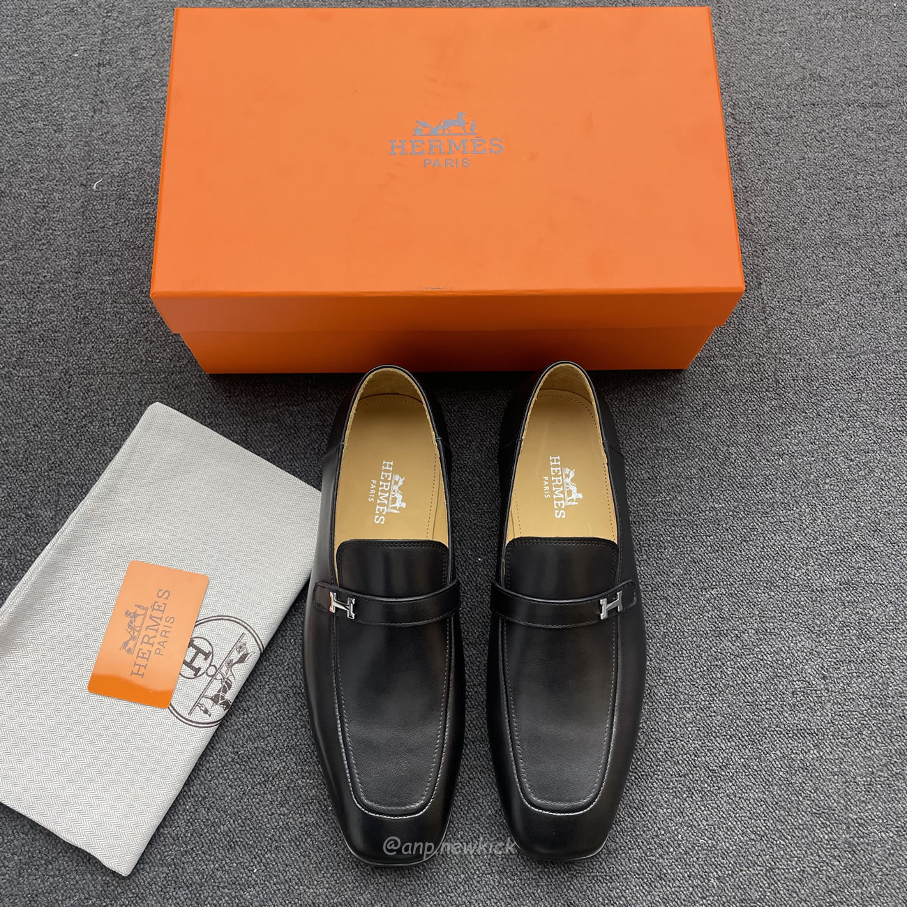 Hermes Goatskin Mens Giovanni Loafer Black (6) - www.newkick.org Hermes Goatskin Mens Giovanni Loafer Black (6) - www.newkick.org