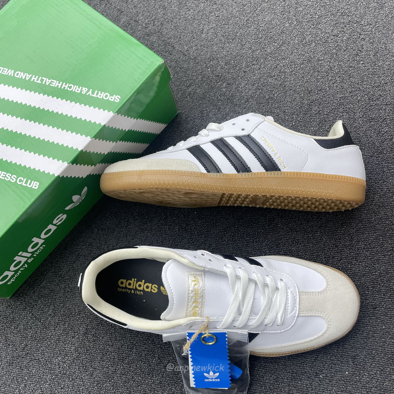 Adidas Samba Og Sporty Rich White Black Hp3354 (5) - www.newkick.vip Adidas Samba Og Sporty Rich White Black Hp3354 (5) - www.newkick.vip
