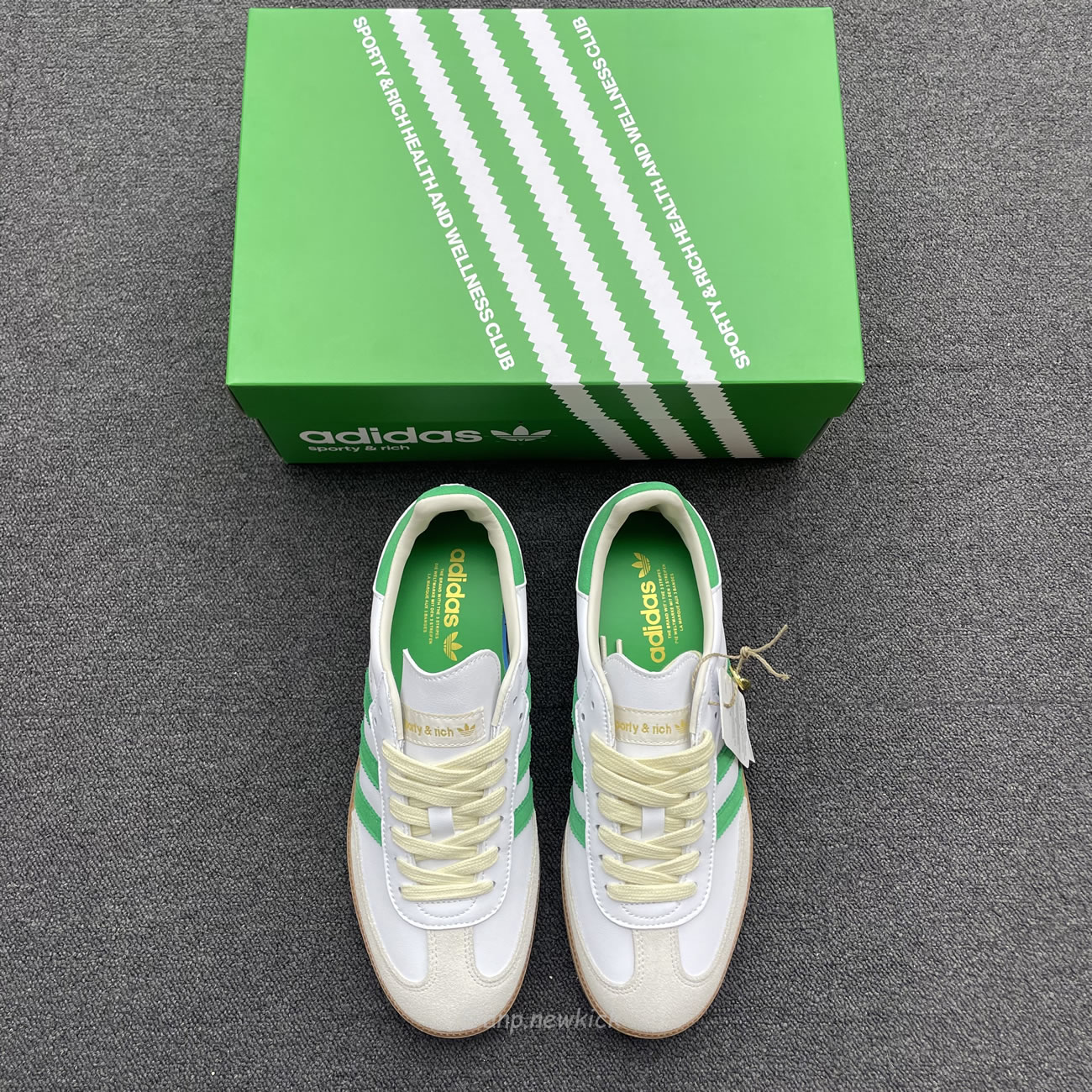 Adidas Samba Og Sporty Rich White Green Hq6075 (6) - www.newkick.org Adidas Samba Og Sporty Rich White Green Hq6075 (6) - www.newkick.org
