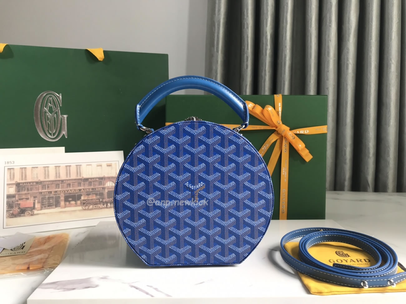Goyard Alto Hat Box Bag 16.5 Cm X 7 Cm X 18 Cm (4) - www.newkick.vip Goyard Alto Hat Box Bag 16.5 Cm X 7 Cm X 18 Cm (4) - www.newkick.vip
