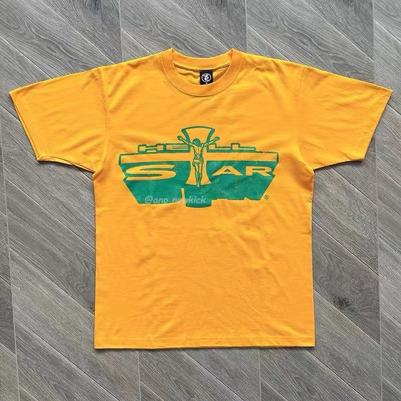 Hellstar Jesus Emblem Yellow T Shirt (7) - www.newkick.org Hellstar Jesus Emblem Yellow T Shirt (7) - www.newkick.org