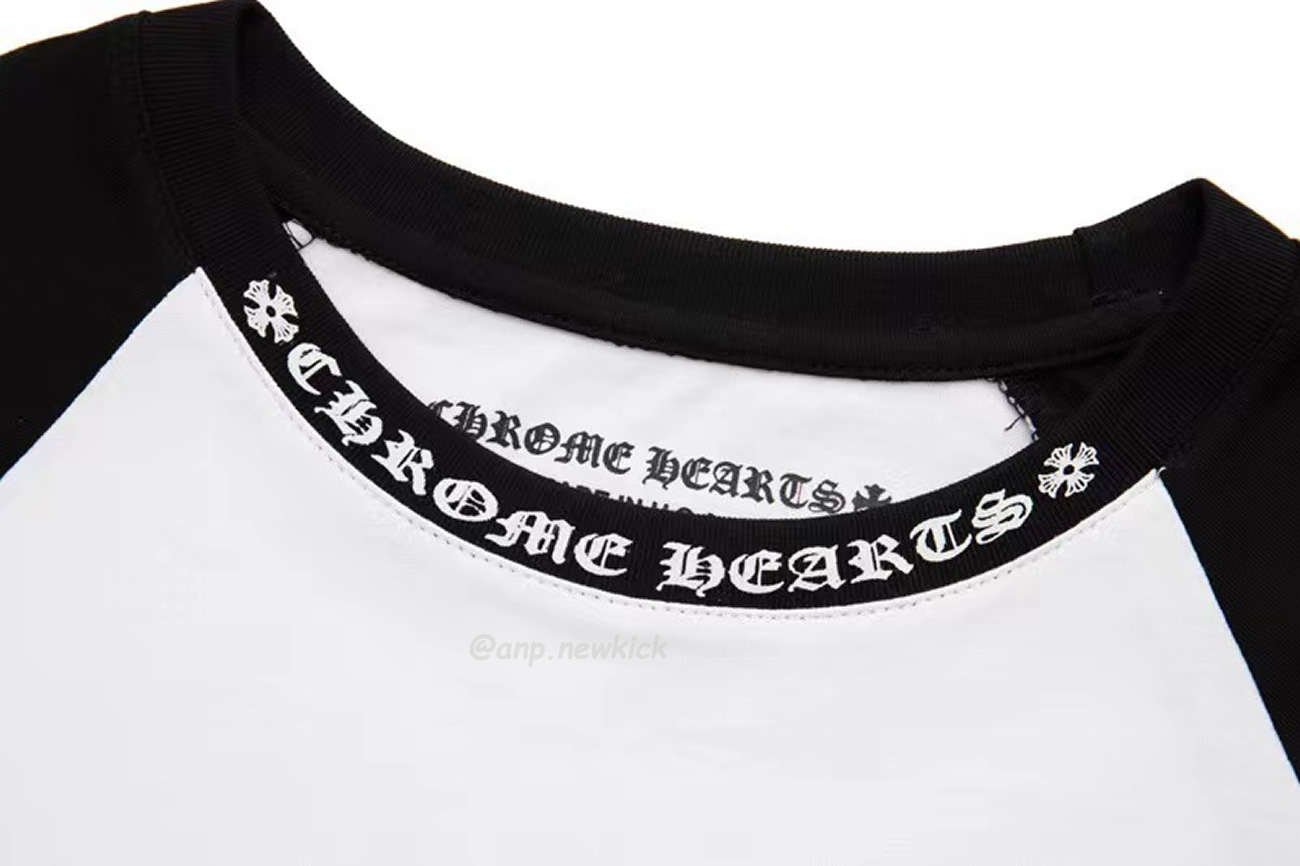 Chrome Hearts Horseshoe Baseball White Black T Shirt (6) - www.newkick.org Chrome Hearts Horseshoe Baseball White Black T Shirt (6) - www.newkick.org