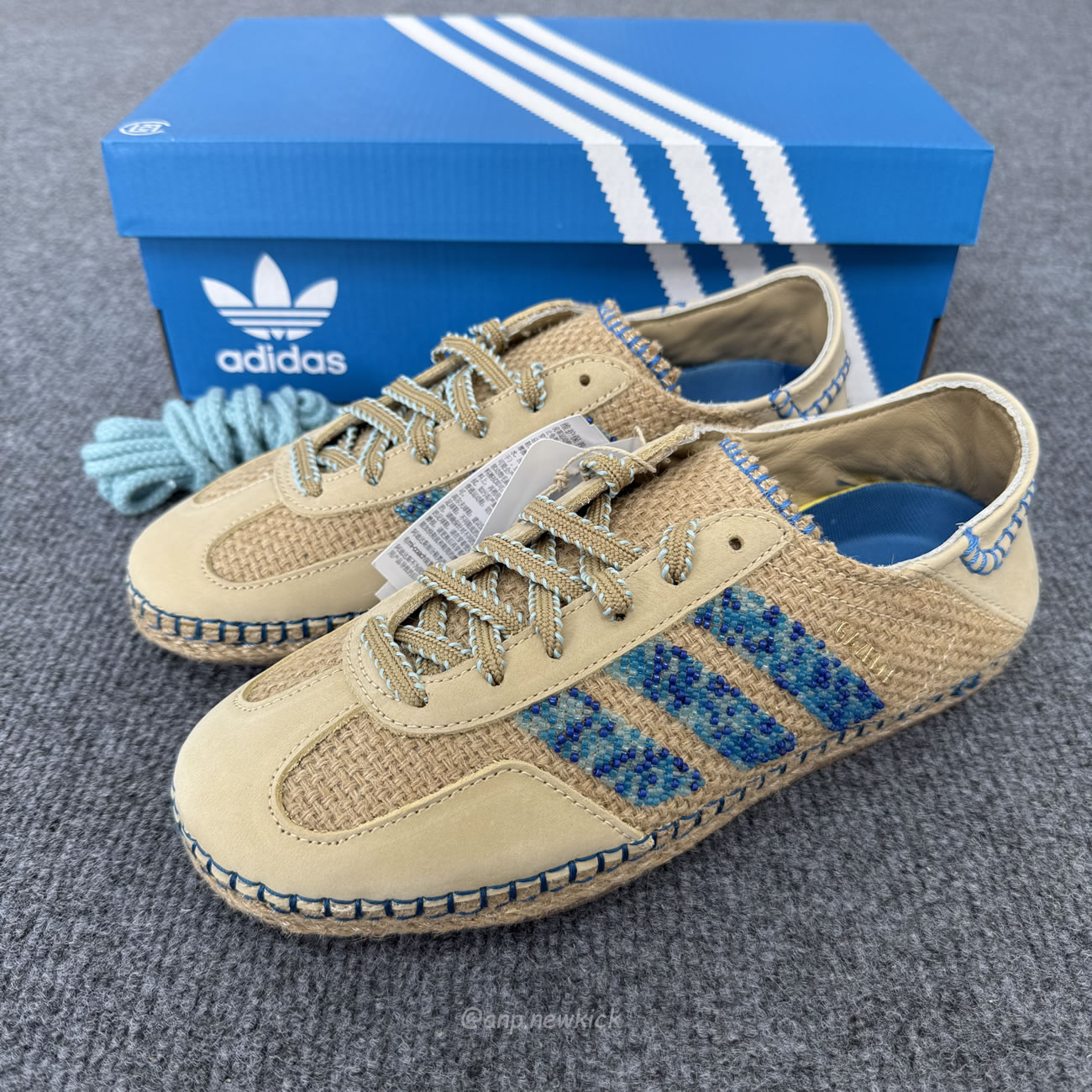 Adidas Gazelle Clot Linen Khaki Ih3641 (3) - www.newkick.vip Adidas Gazelle Clot Linen Khaki Ih3641 (3) - www.newkick.vip