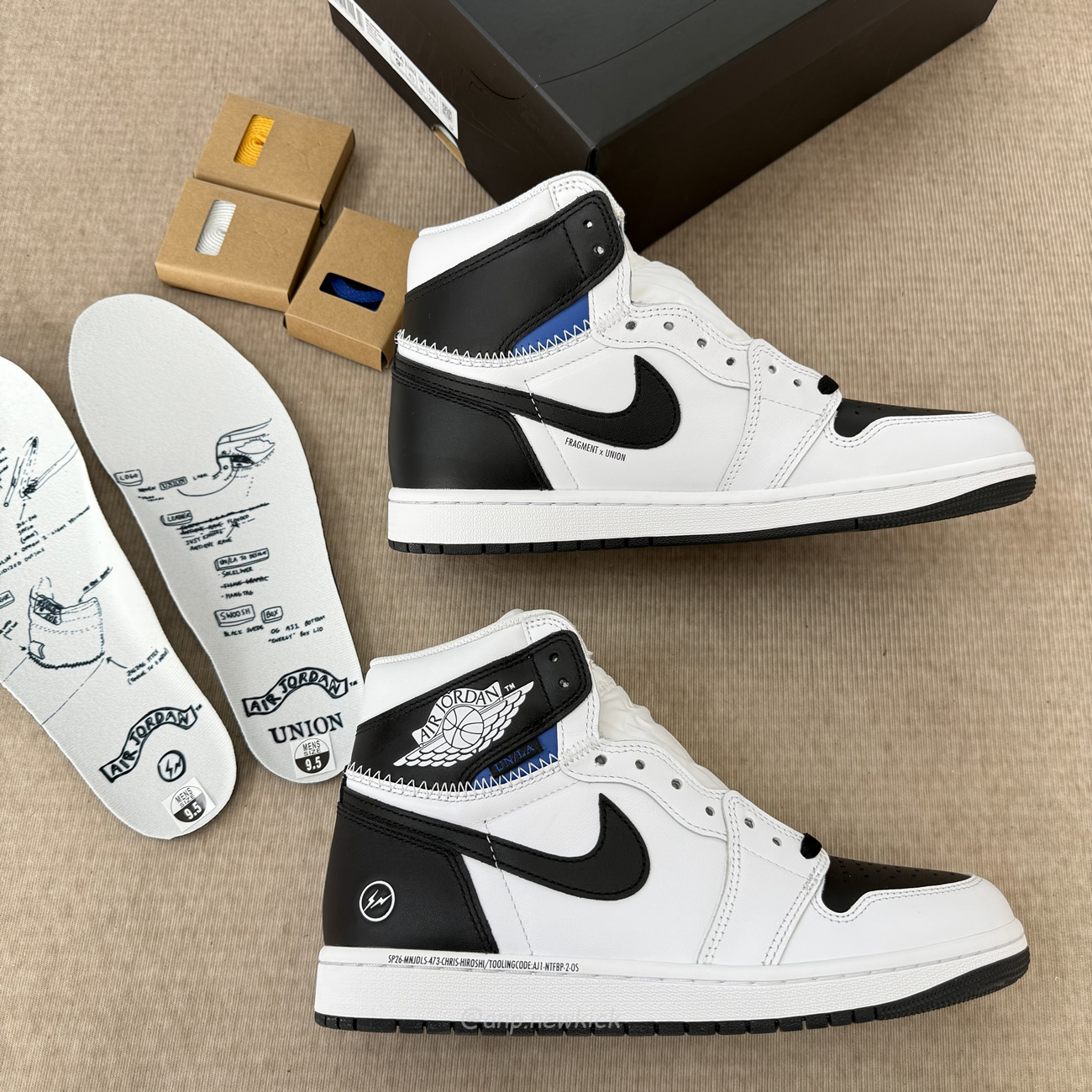 Air Jordan 1 Retro High Og Sp Fragment X Union La White Black Ii7282 100 (8) - www.newkick.org