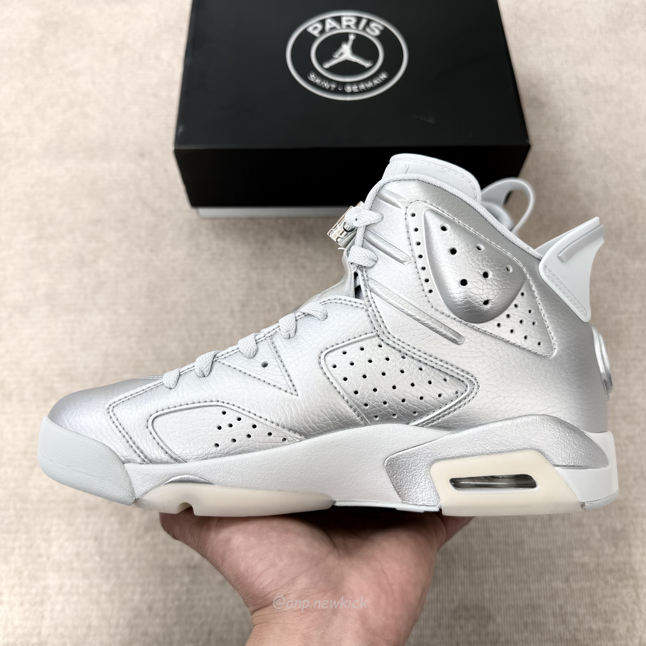 Air Jordan 6 Retro Psg Paris Saint Germain Silver Iq5135 001 (10) - www.newkick.org Air Jordan 6 Retro Psg Paris Saint Germain Silver Iq5135 001 (10) - www.newkick.org