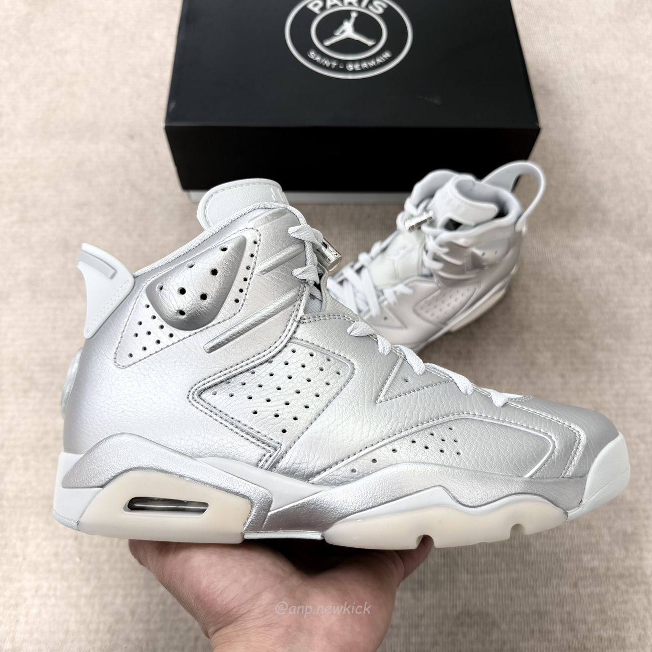 Air Jordan 6 Retro Psg Paris Saint Germain Silver Iq5135 001 (8) - www.newkick.org Air Jordan 6 Retro Psg Paris Saint Germain Silver Iq5135 001 (8) - www.newkick.org