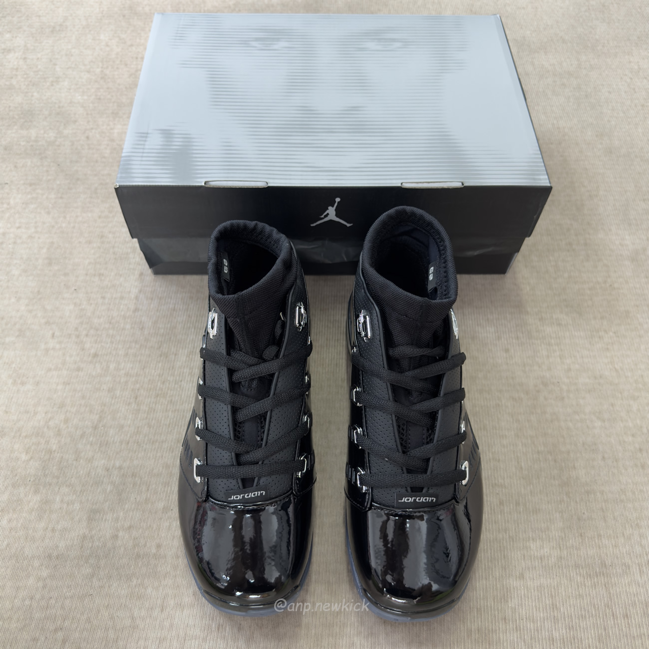 Air Jordan 17 Retro Low Sp Black Patent Iv7640 001 (2) - www.newkick.org