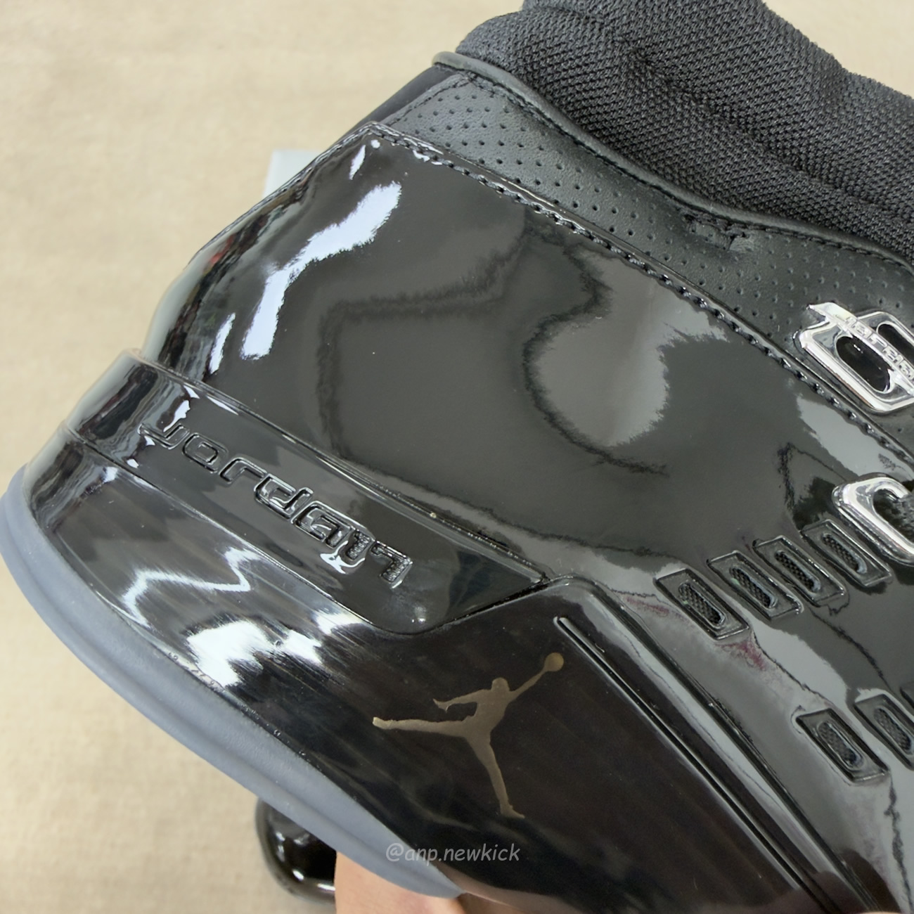 Air Jordan 17 Retro Low Sp Black Patent Iv7640 001 (3) - www.newkick.org