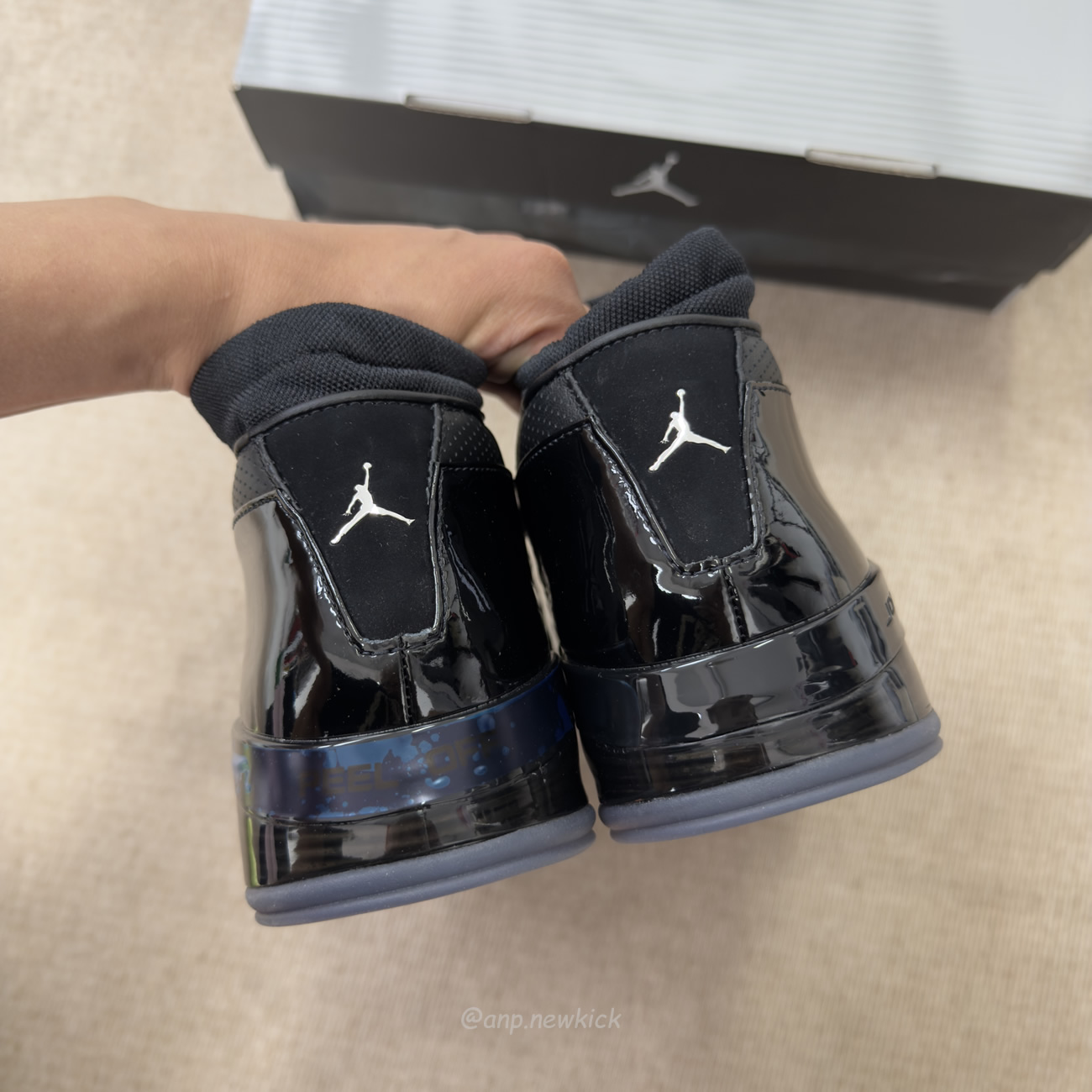 Air Jordan 17 Retro Low Sp Black Patent Iv7640 001 (9) - www.newkick.org