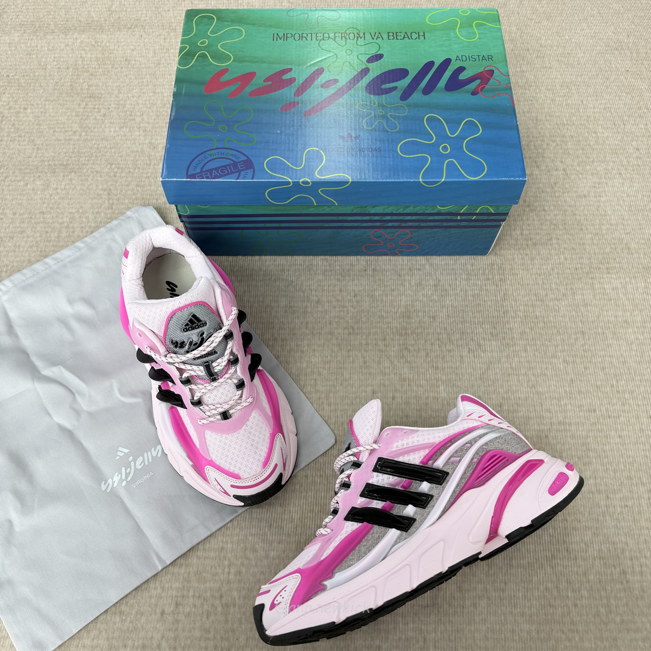 Adidas Adistar Jellyfish Pharrell Williams Focus Pink Jp9273 (4) - www.newkick.org Adidas Adistar Jellyfish Pharrell Williams Focus Pink Jp9273 (4) - www.newkick.org