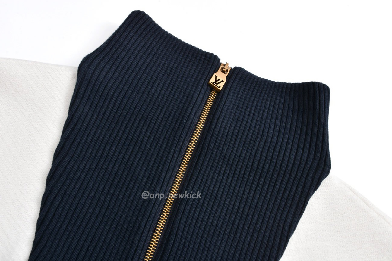 Louis Vuitton Knitted Cotton Sailor Blouson White Navy (2) - www.newkick.org Louis Vuitton Knitted Cotton Sailor Blouson White Navy (2) - www.newkick.org