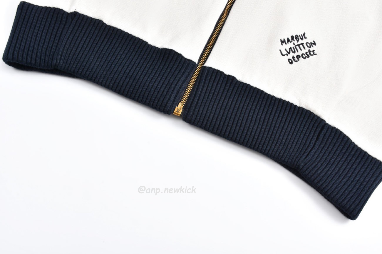 Louis Vuitton Knitted Cotton Sailor Blouson White Navy (5) - www.newkick.org Louis Vuitton Knitted Cotton Sailor Blouson White Navy (5) - www.newkick.org