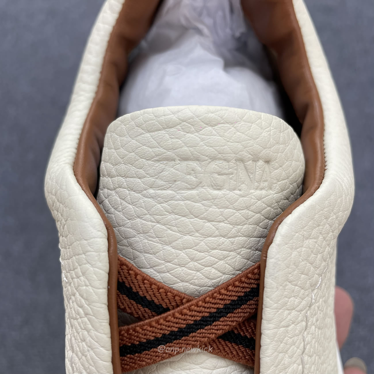 Zegna Deerskin Triple Stitch Off White Brown Black Lhota 25207z Ner (10) - www.newkick.org Zegna Deerskin Triple Stitch Off White Brown Black Lhota 25207z Ner (10) - www.newkick.org