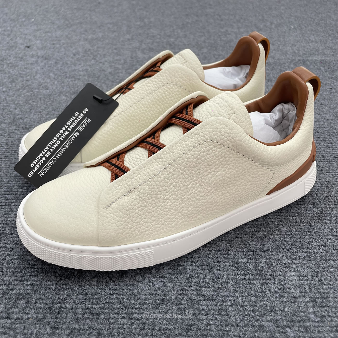 Zegna Deerskin Triple Stitch Off White Brown Black Lhota 25207z Ner (9) - www.newkick.org Zegna Deerskin Triple Stitch Off White Brown Black Lhota 25207z Ner (9) - www.newkick.org
