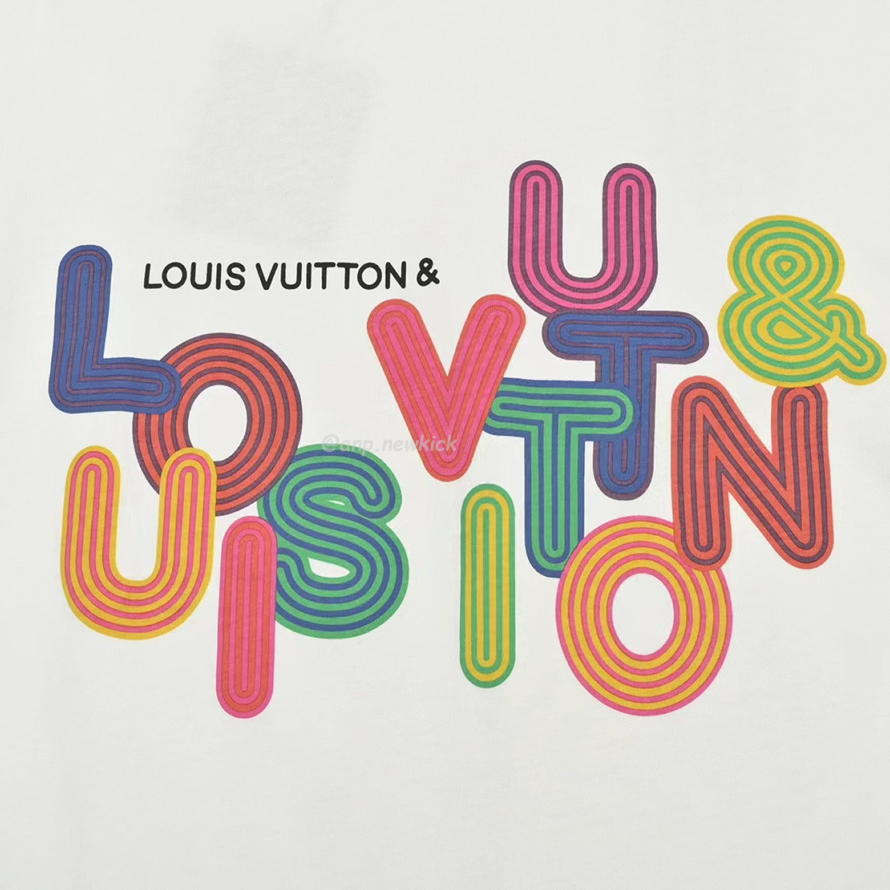 Louis Vuitton Colorful Letter Printed Short Sleeves T Shirt (4) - www.newkick.org Louis Vuitton Colorful Letter Printed Short Sleeves T Shirt (4) - www.newkick.org