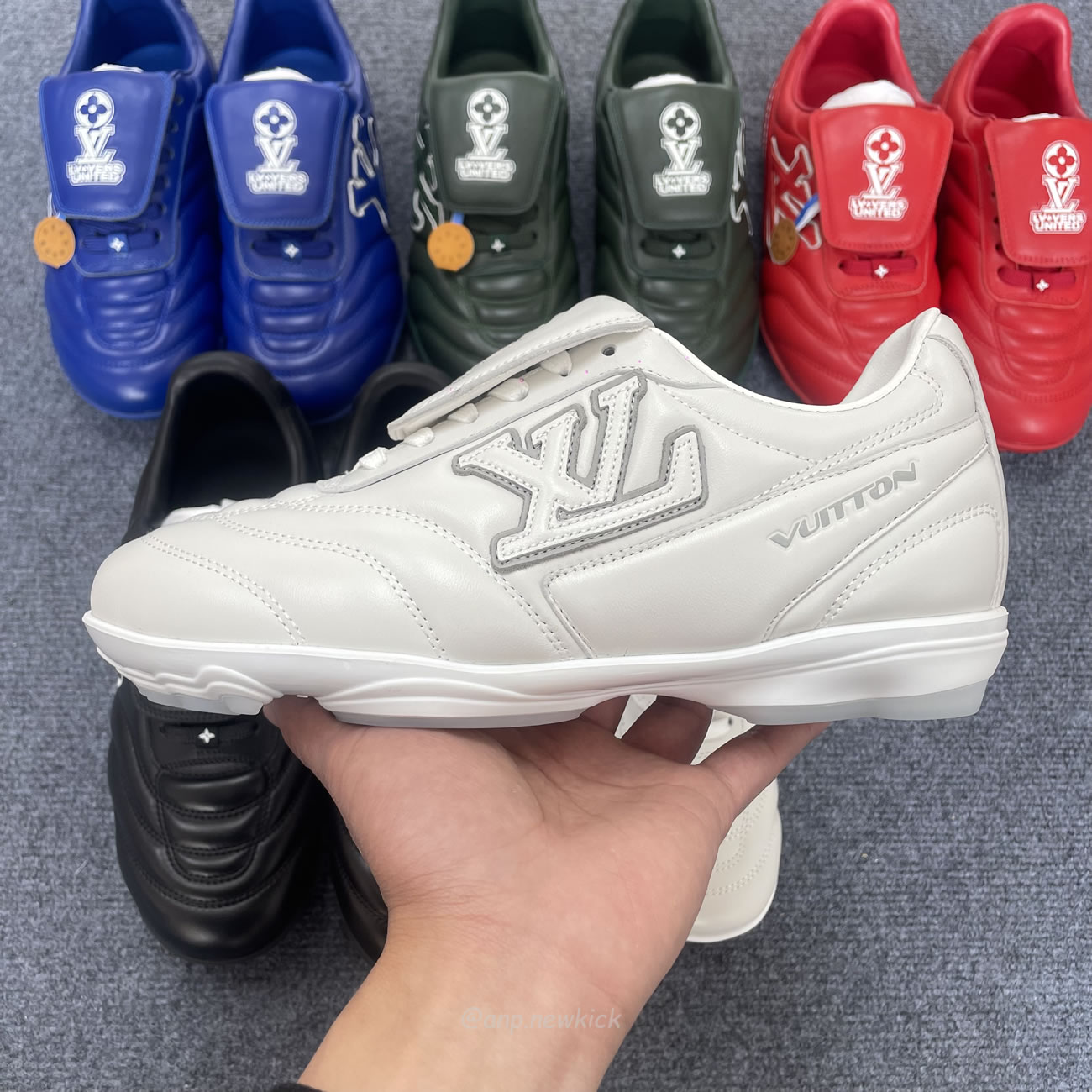 Louis Vuitton Green Red Black Blue White Grey Louis Vuitton Lv Footprint Soccer (12) - www.newkick.org