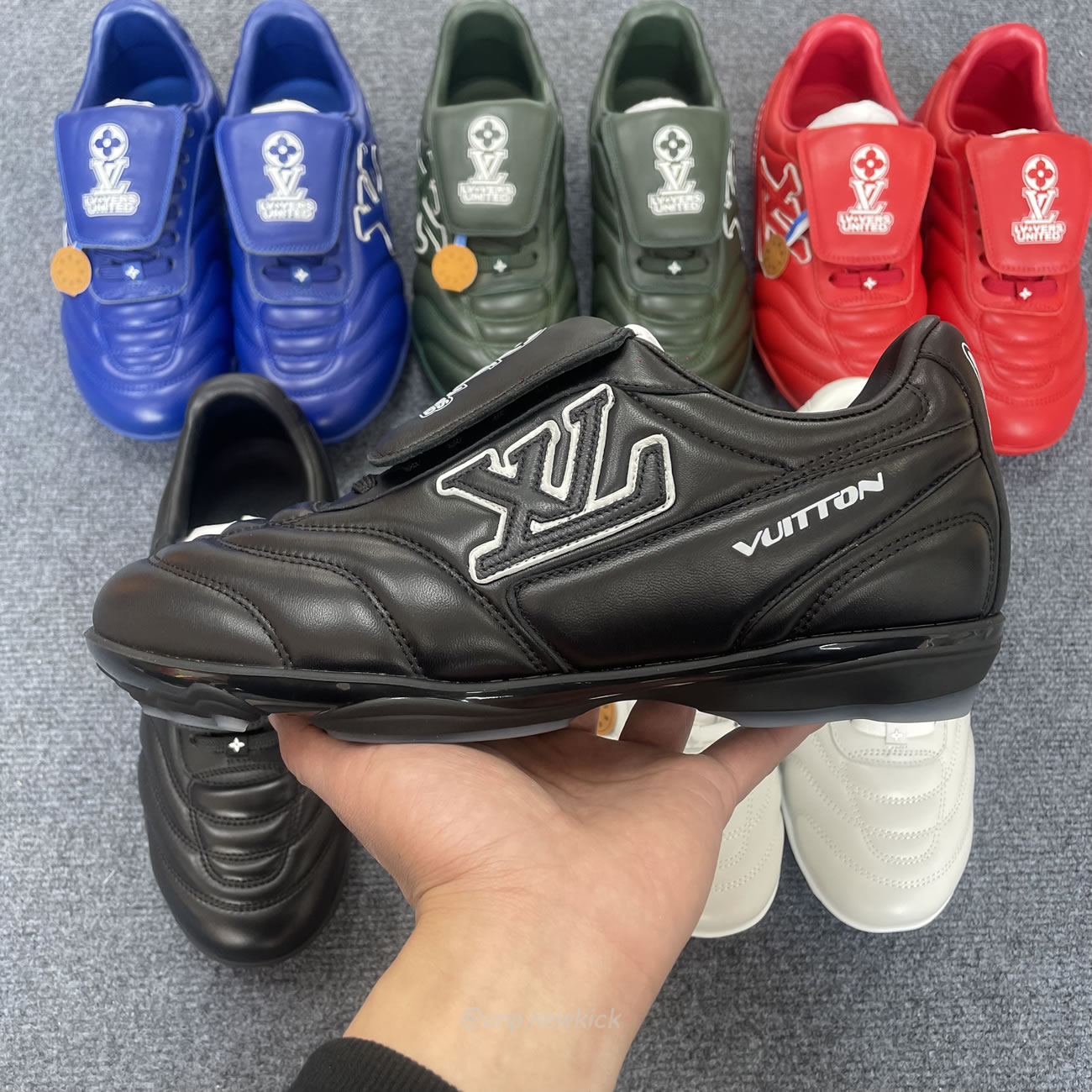 Louis Vuitton Green Red Black Blue White Grey Louis Vuitton Lv Footprint Soccer (13) - www.newkick.org