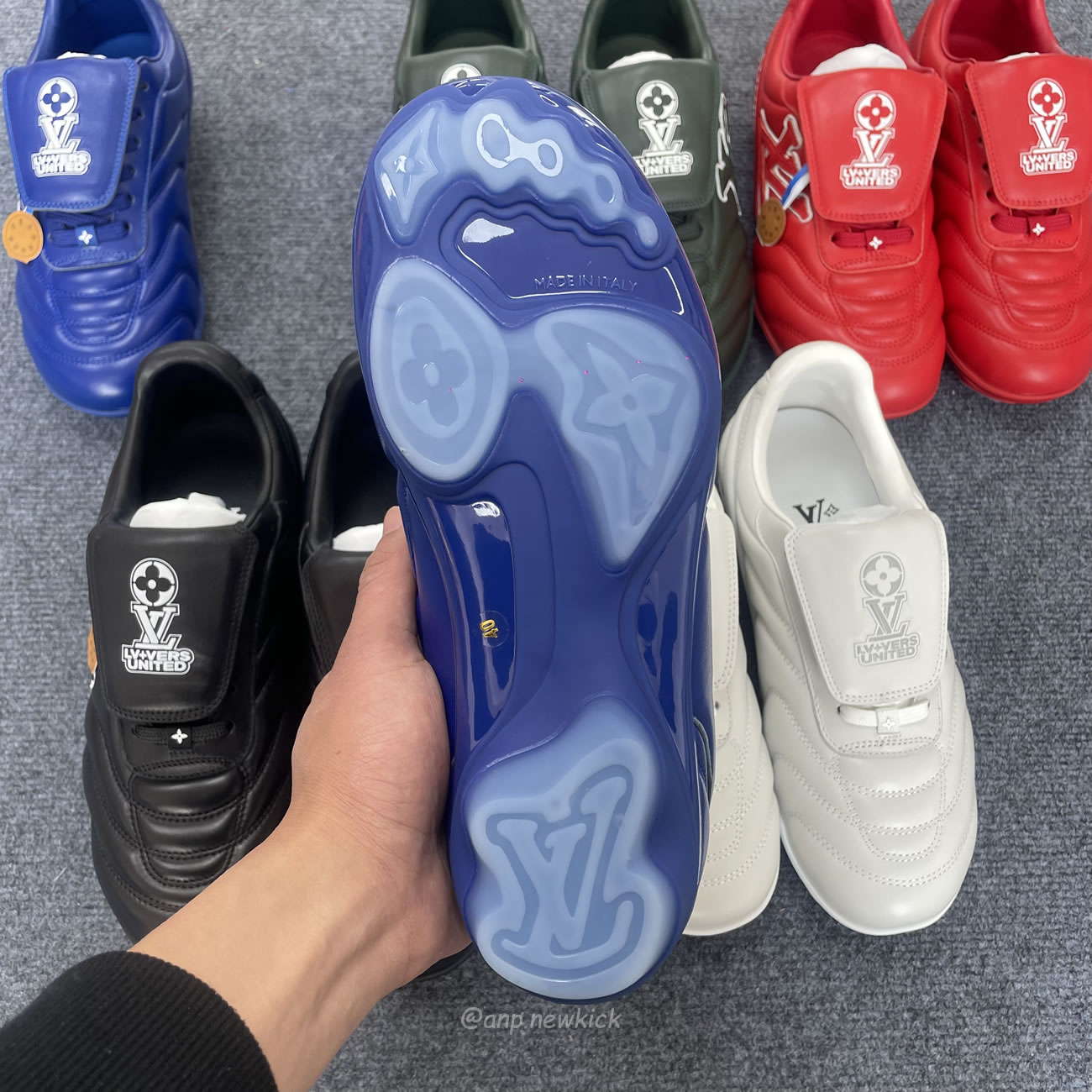 Louis Vuitton Green Red Black Blue White Grey Louis Vuitton Lv Footprint Soccer (18) - www.newkick.org