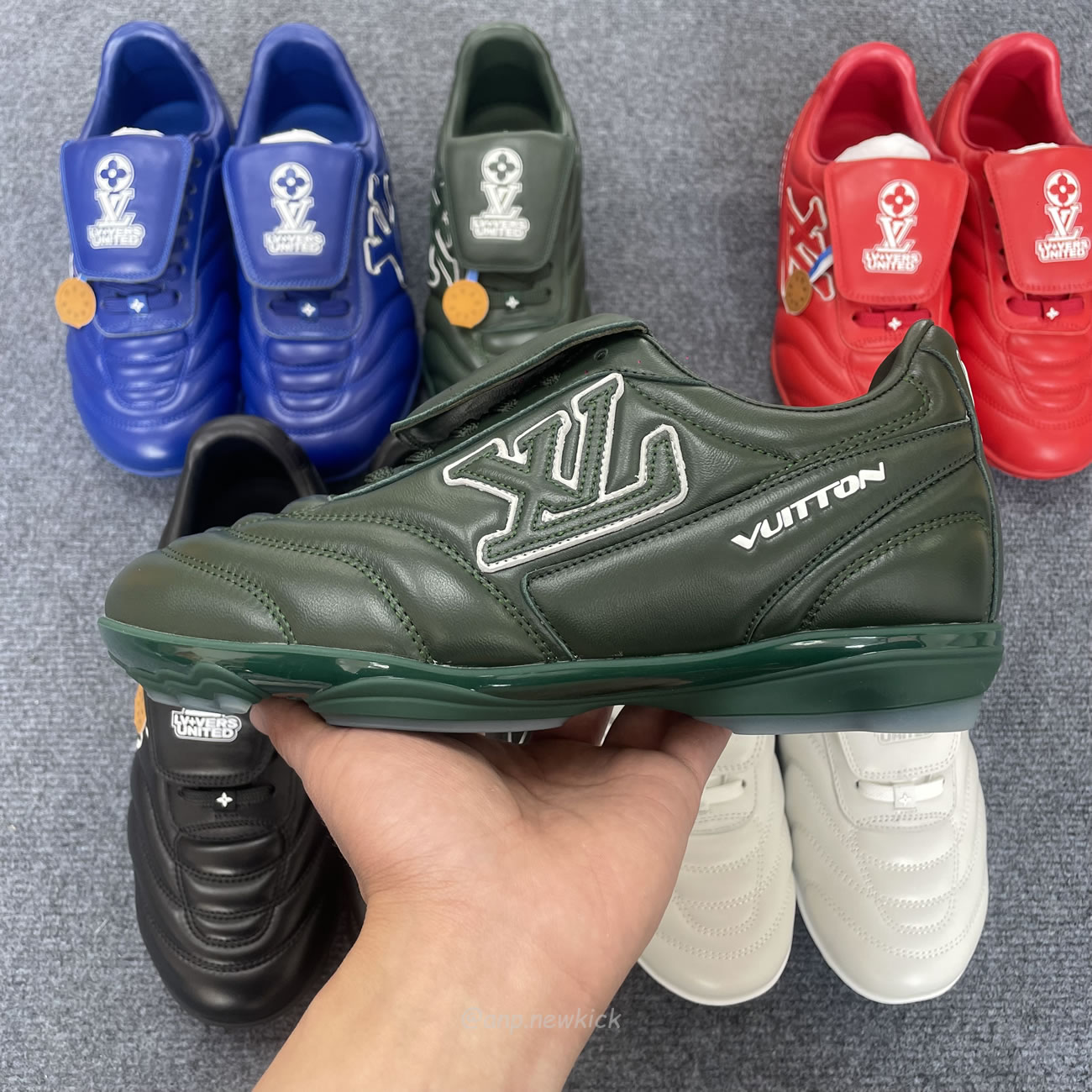 Louis Vuitton Green Red Black Blue White Grey Louis Vuitton Lv Footprint Soccer (21) - www.newkick.org