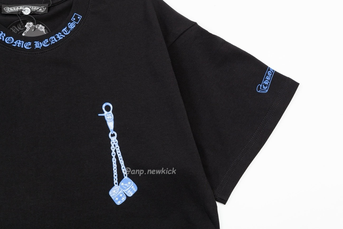 Chrome Hearts White Black Light Blue Dice T Shirt (9) - www.newkick.org Chrome Hearts White Black Light Blue Dice T Shirt (9) - www.newkick.org