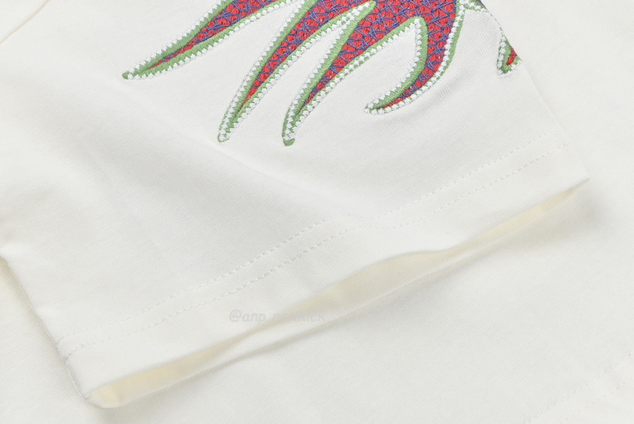 Louis Vuitton Sun Fish Barb Embroidered Couple Short Sleeved T Shirt (7) - www.newkick.org Louis Vuitton Sun Fish Barb Embroidered Couple Short Sleeved T Shirt (7) - www.newkick.org