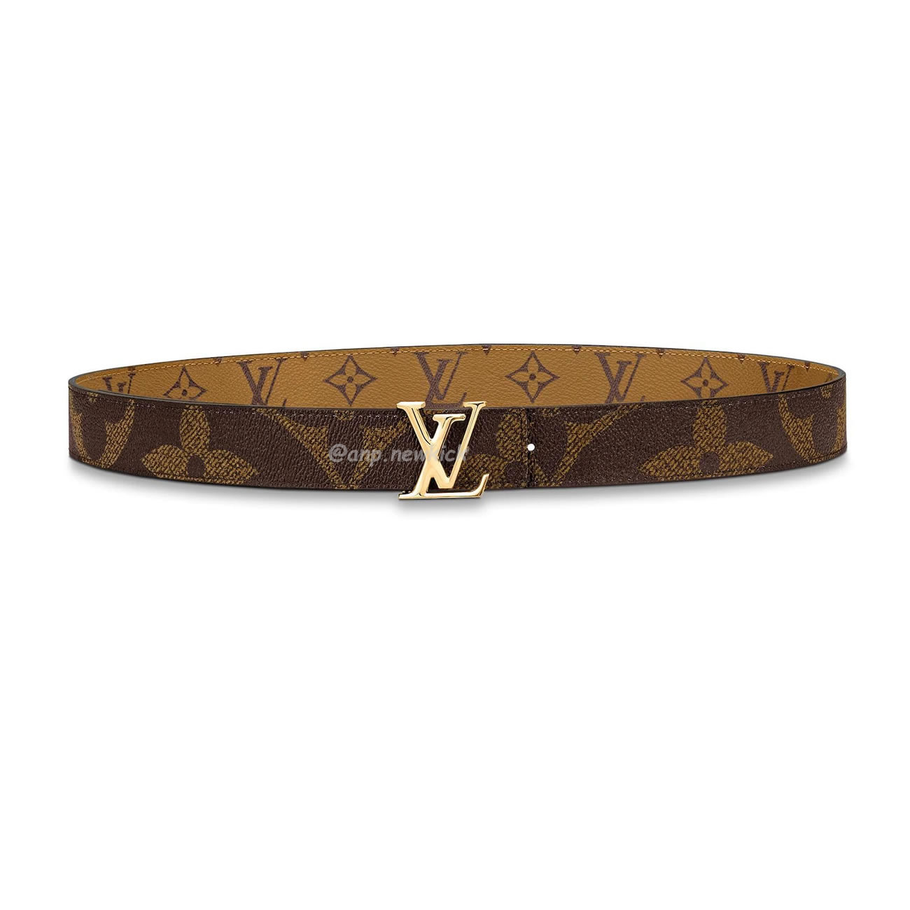 Louis Vuitton Reversible Belt Lv Iconic Monogram Giant Reverse 30 Mm Brown M0149u (1) - www.newkick.org