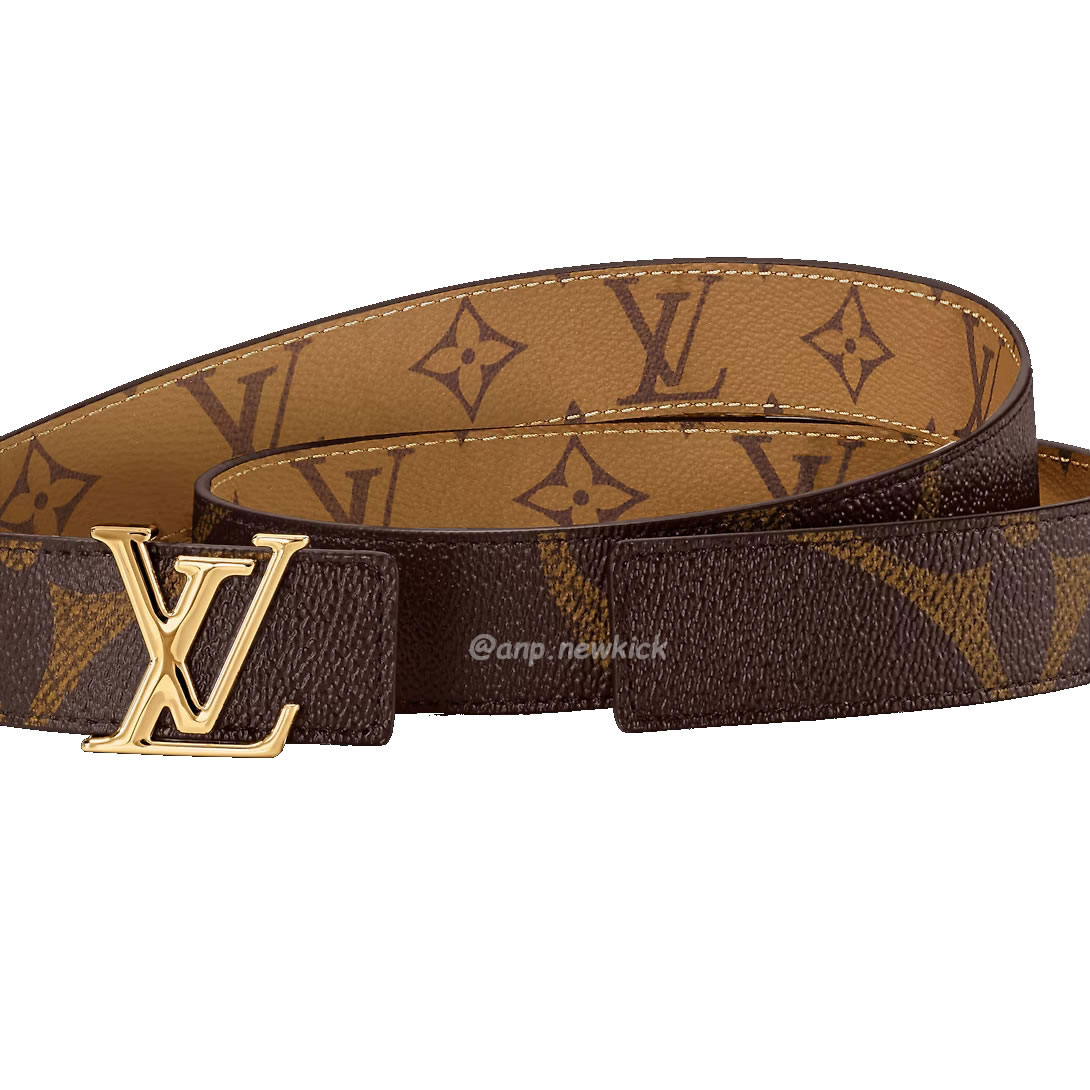 Louis Vuitton Reversible Belt Lv Iconic Monogram Giant Reverse 30 Mm Brown M0149u (4) - www.newkick.org