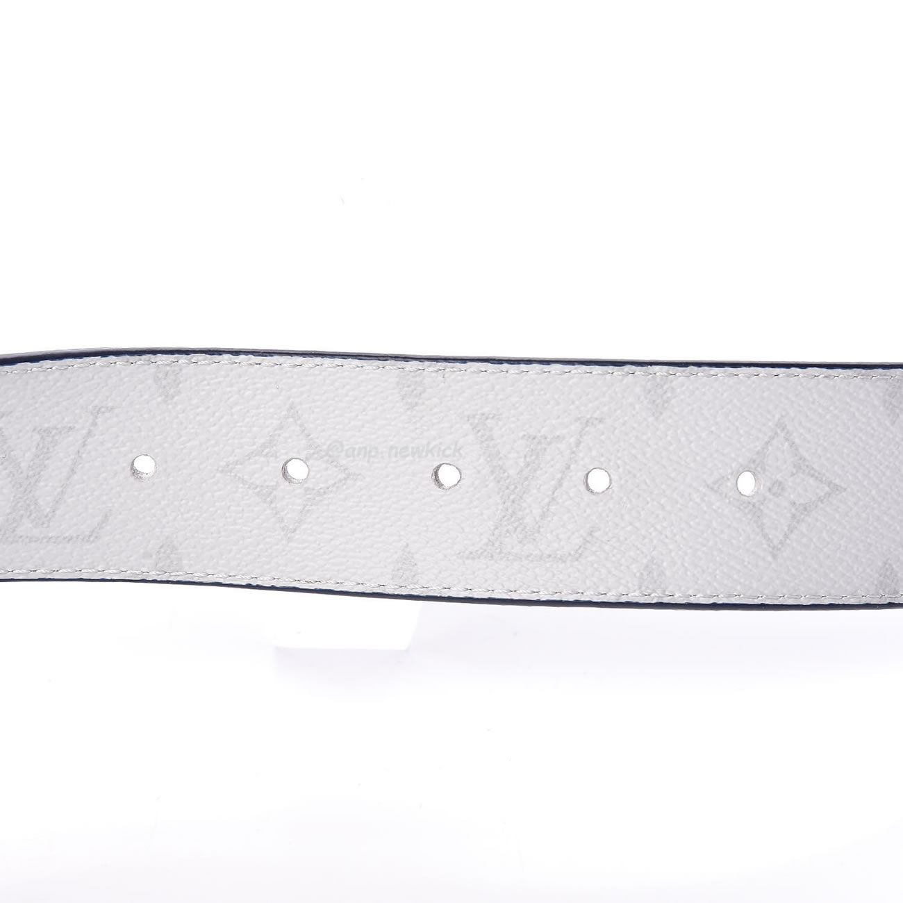 Louis Vuitton Lv Initiales Belt Monogram Logo Story 40mm White M0162s (6) - www.newkick.org