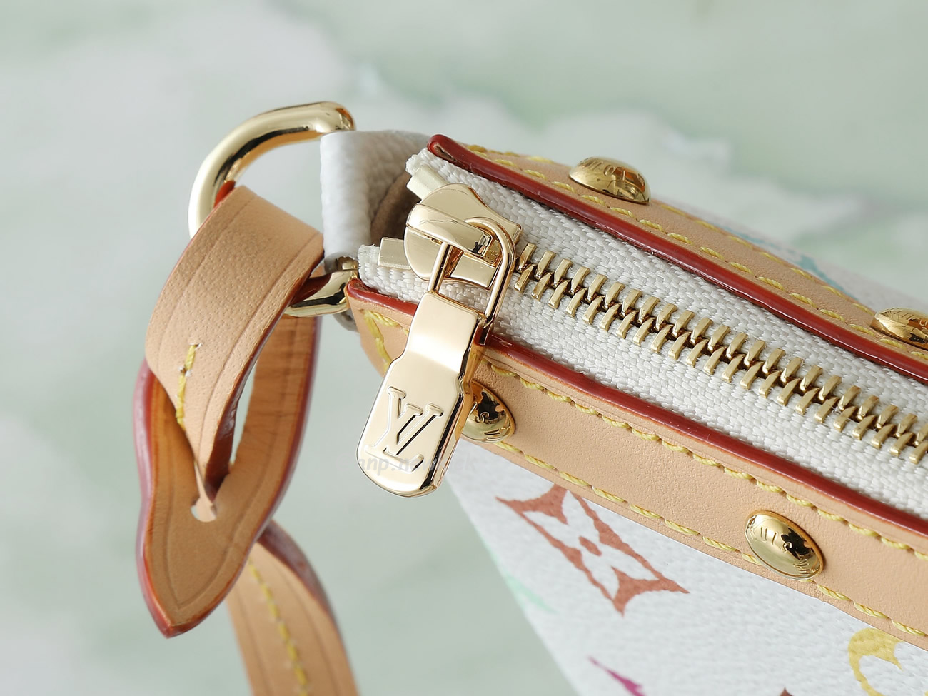 Louis Vuitton X Takashi Murakami Pochette Accessoires White Multicolored M13404 (5) - www.newkick.org Louis Vuitton X Takashi Murakami Pochette Accessoires White Multicolored M13404 (5) - www.newkick.org