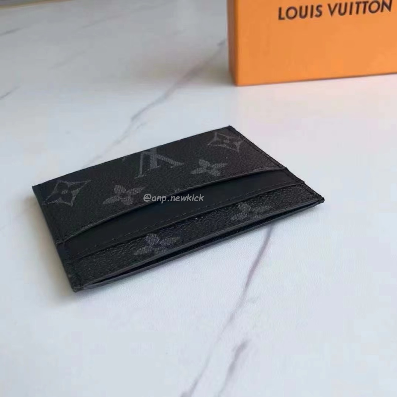 Louis Vuitton Card Holder Porte Cartes Double Monogram Eclipse Blackgrey M62170 (3) - www.newkick.org Louis Vuitton Card Holder Porte Cartes Double Monogram Eclipse Blackgrey M62170 (3) - www.newkick.org