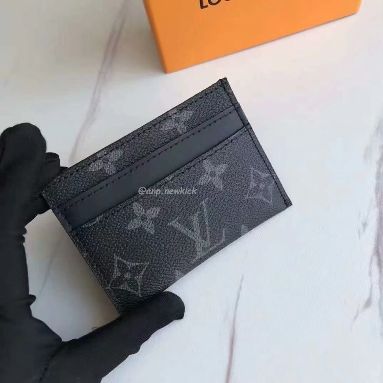 Louis Vuitton Card Holder Porte Cartes Double Monogram Eclipse Blackgrey M62170 (9) - www.newkick.org Louis Vuitton Card Holder Porte Cartes Double Monogram Eclipse Blackgrey M62170 (9) - www.newkick.org
