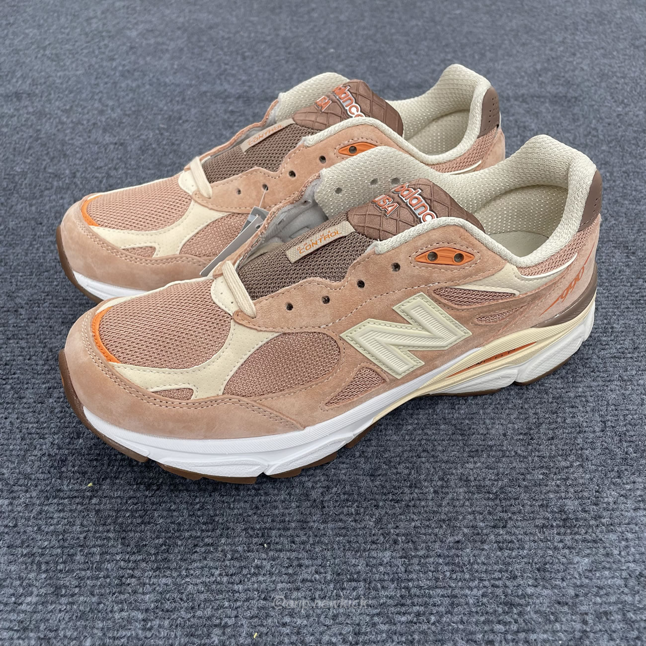 New Balance 990v3 Miusa Size Exclusive Orange Cream M990sz3 (5) - www.newkick.org