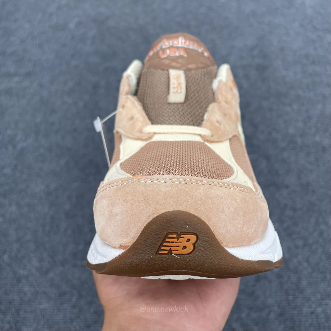 New Balance 990v3 Miusa Size Exclusive Orange Cream M990sz3 (8) - www.newkick.org